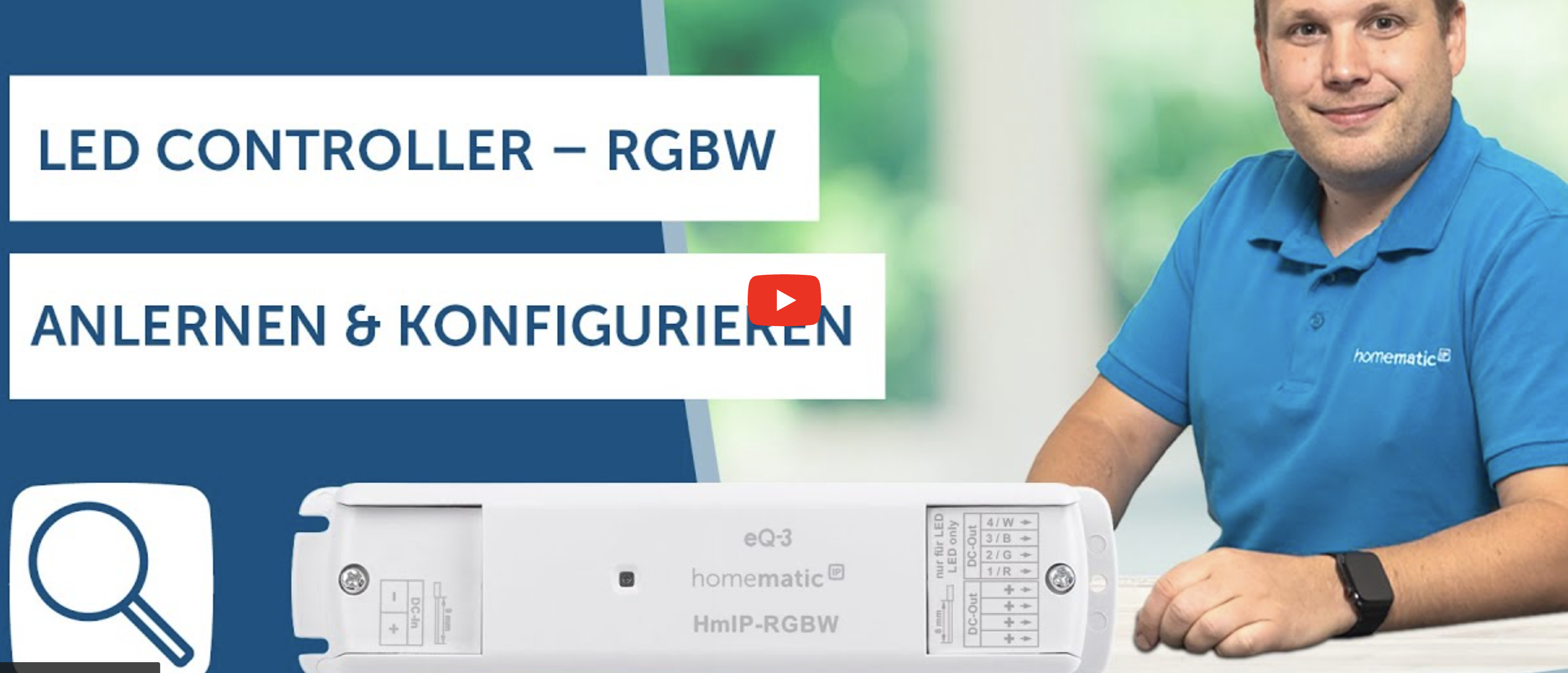Homematic IP LED Controller – RGBW, HmIP-RGBW Homematic IP LED Controller – RGBW, HmIP-RGBW